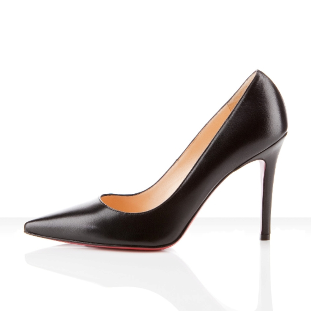 Christian Louboutin "Hai" Brown Pumps